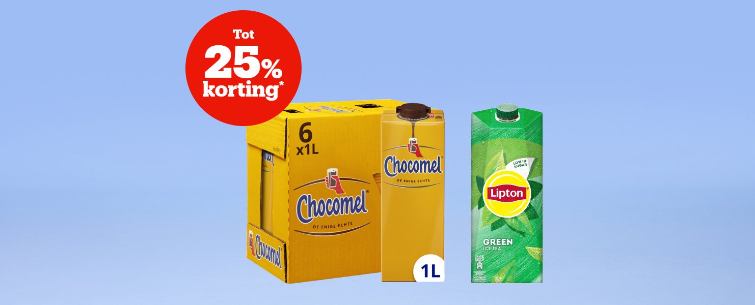 Tot 25% korting* Tot 25% korting*