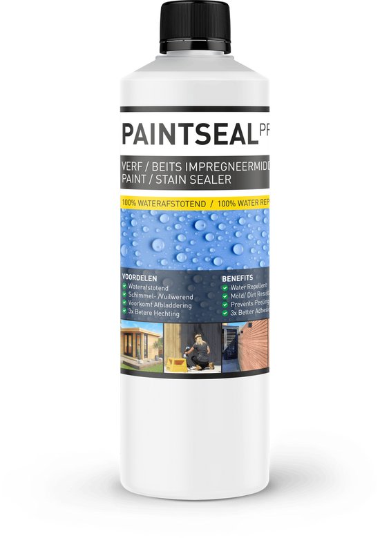 ULTRA STONG Waterafstotend Additief - Houtverf & Beits impregneermiddel - Nano Coating hout - Paintseal Pro 500ml