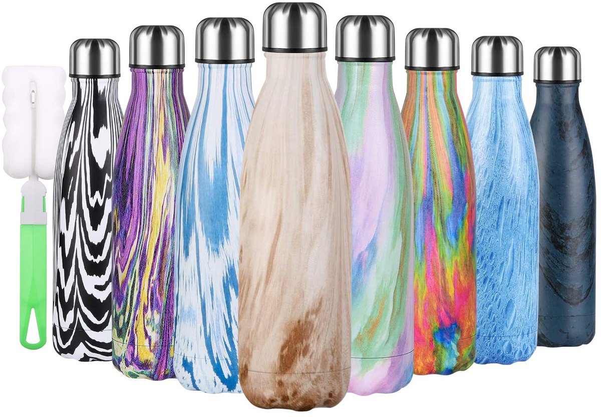 Unyqoos® Stijlvolle en Draagbare Thermosbeker van 500 ml voor Warmte en Koude Dranken