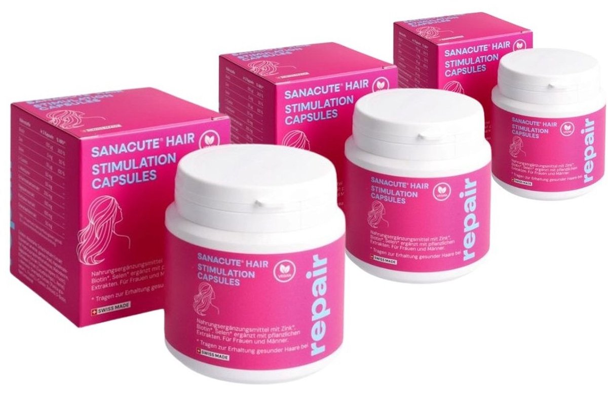 SANACUTE SANACUTE HAIR STIMULATION CAPSULES Haarpflege 3-Monatskur