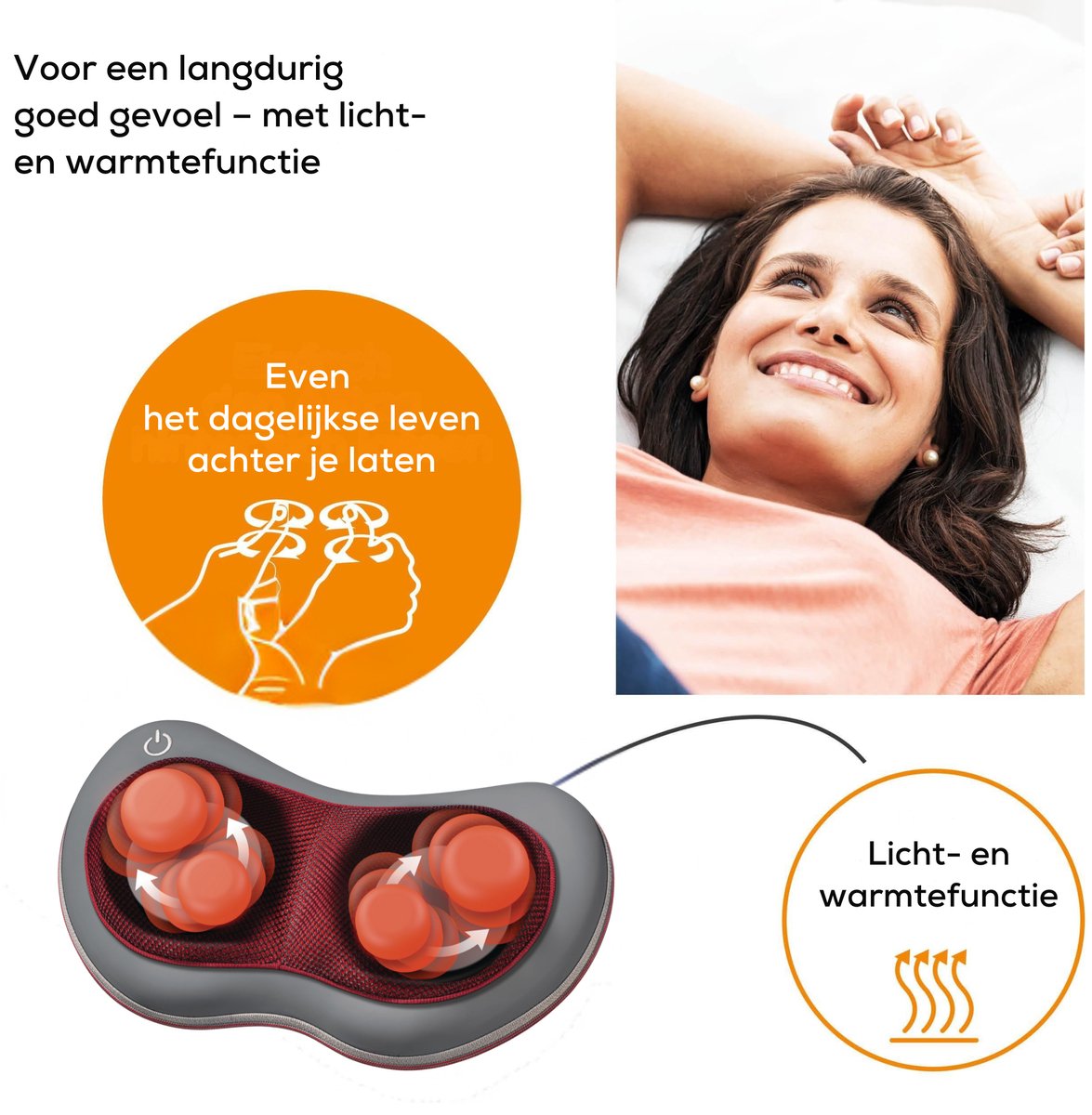 Beurer MG 149 Shiatsu Massagekussen met Infraroodverwarming - afbeelding 3