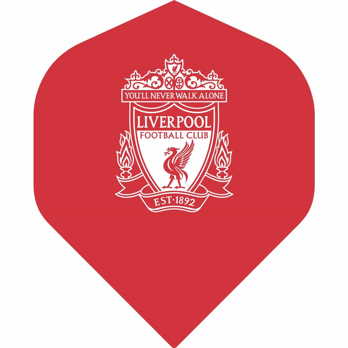 LIVERPOOL F1 VOETBAL FLIGHTS - 1 SET (3 FLIGHTS) - DART - FOOTBALL