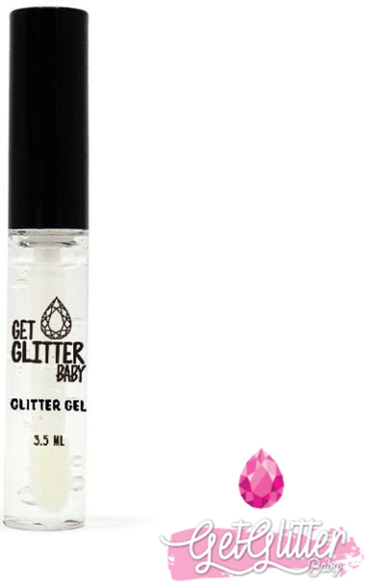 GetGlitterBaby® - Glittergel Glitter Gel Glue Huidlijm met Kwast | Huid Lijm Chunky Festival Glitters Huid Lijm | Gezicht en Lichaam Glitterlijm | voor Face and Body Jewels — cadeau in Verzorging - foto 5