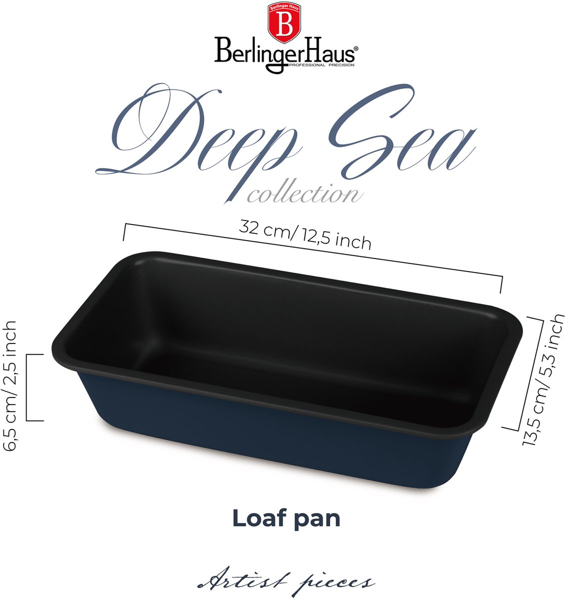 Berlinger Haus - broodvorm - Deep Sea blauw