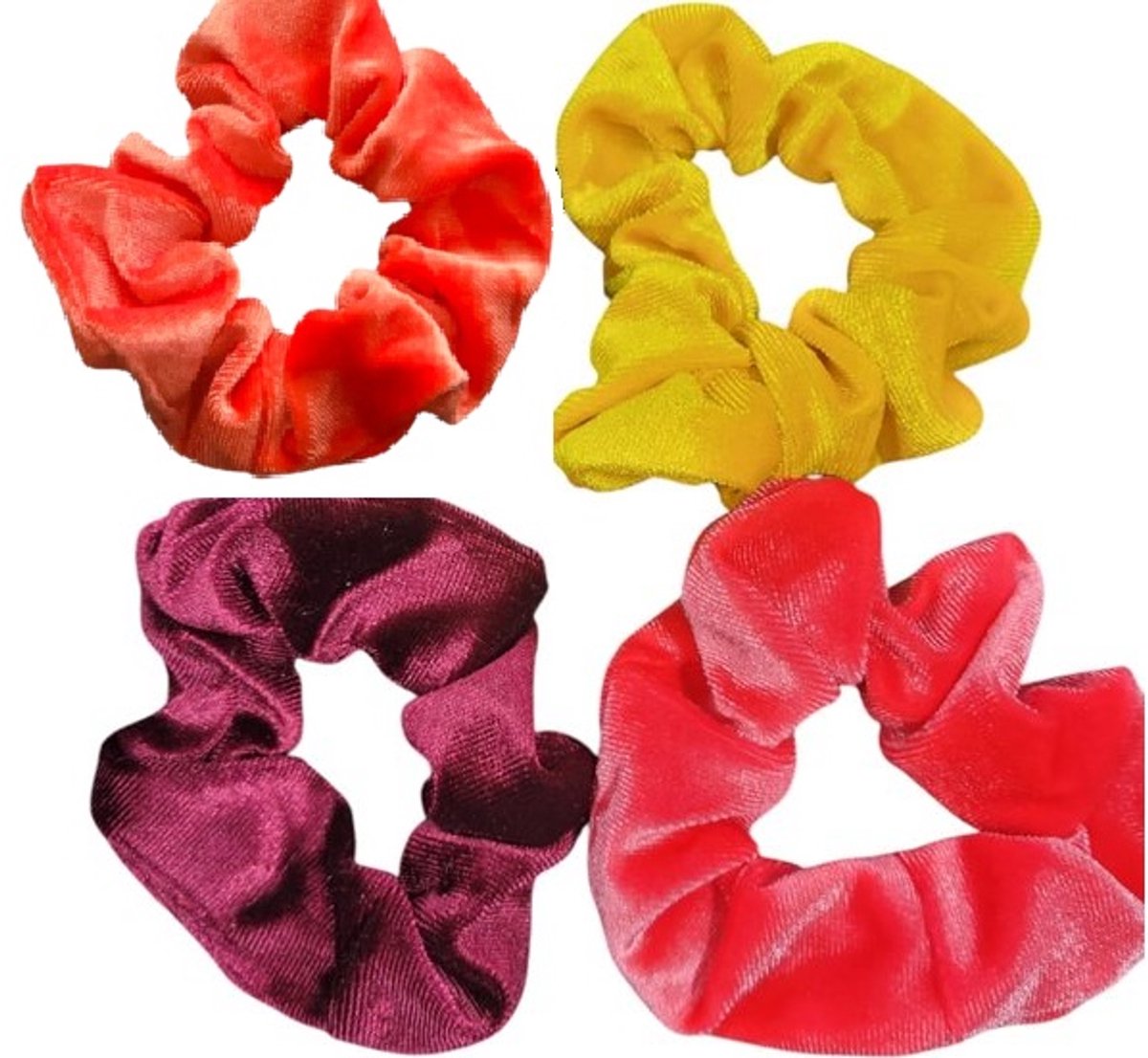 oDaani Scrunchie – 4 stuks – Haarelastiek - Comfortabel – Makkelijk – Hoge kwaliteit