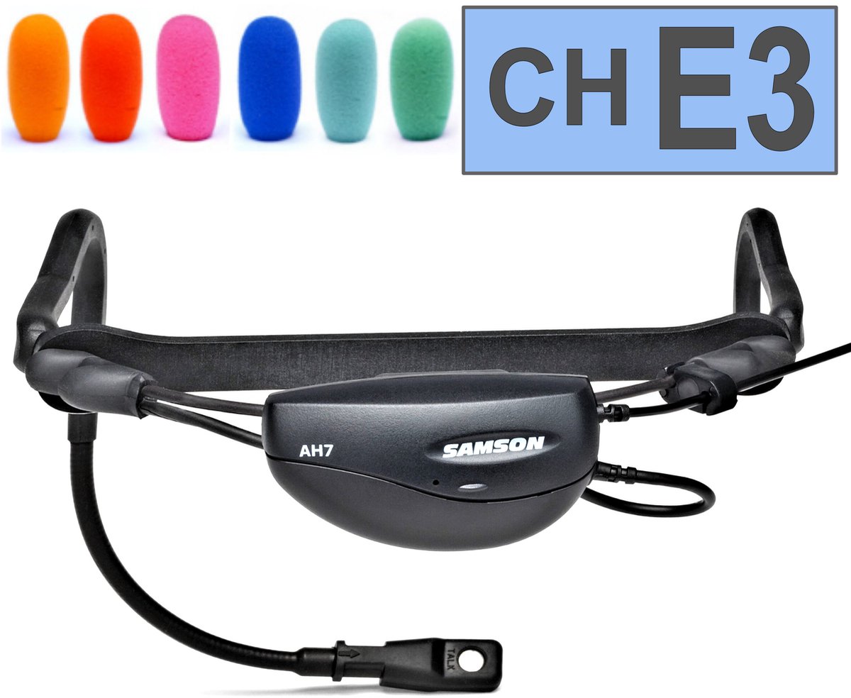 Samson Fitness E3 Reserve Headset Microfoon