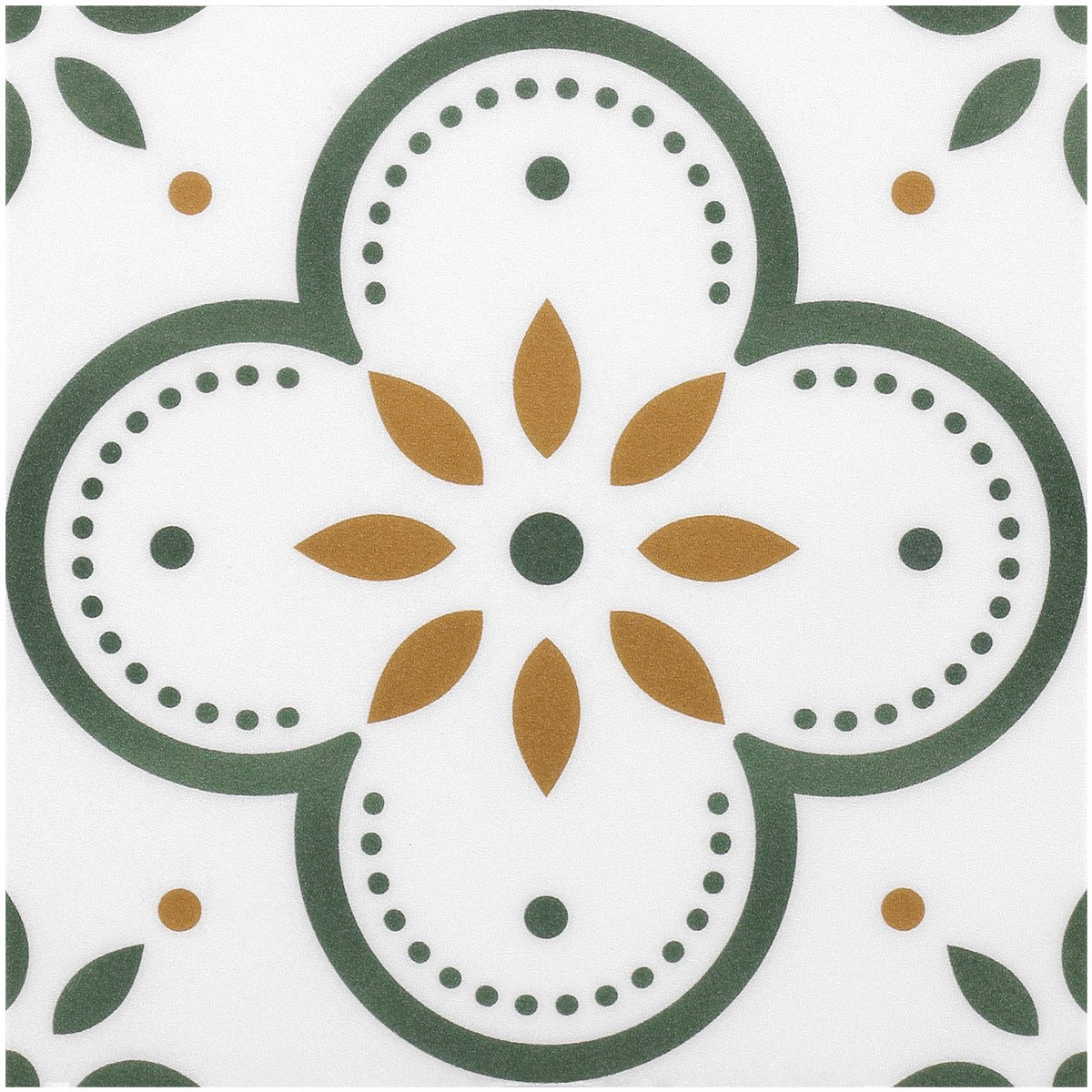 24Supply Plaktegels - Vloer - 10 Stuks - Halfglans - Portugees - 20x20cm