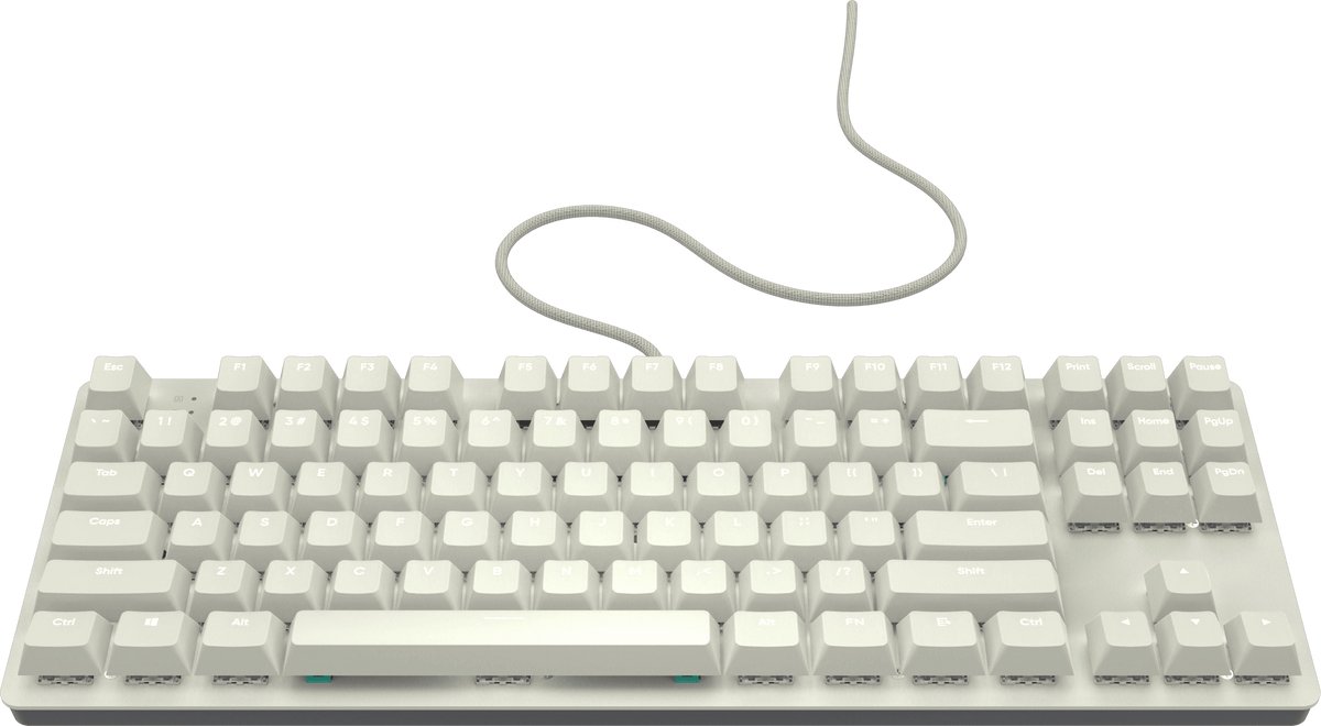 Nubi - NK87 Wit - Mechanisch Gaming Toetsenbord ANSI US