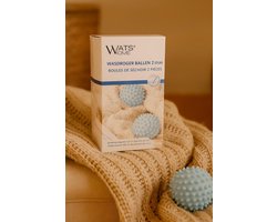 Wats Home Droogballen – Sneller Drogen, Minder Kreukels & Energiebesparend – 2 Stuks