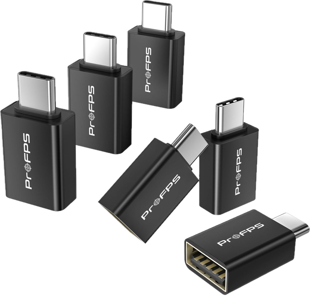 ProFPS USB-C naar USB-A 3.0 Adapter – 5Gbps – OTG – 6 Stuks