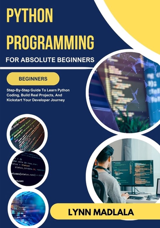PYTHON PROGRAMMING For Absolute Beginners - cover