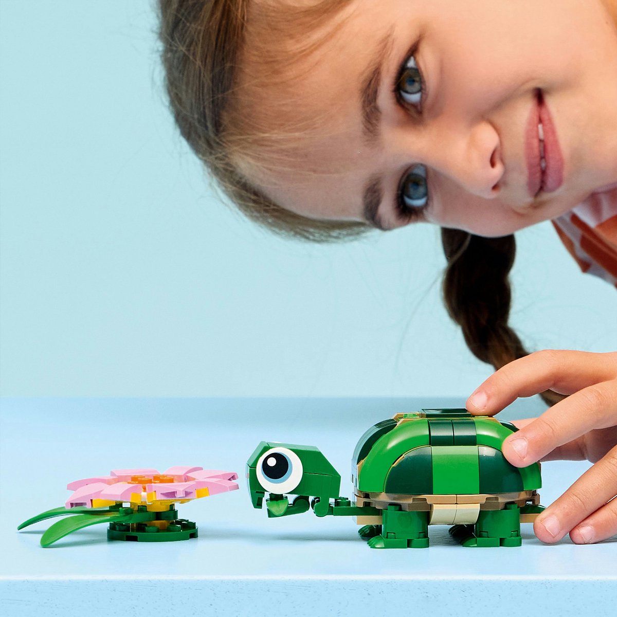 LEGO Creator Schildpad met waterlelie - constructiespeelgoed thumbnail 6