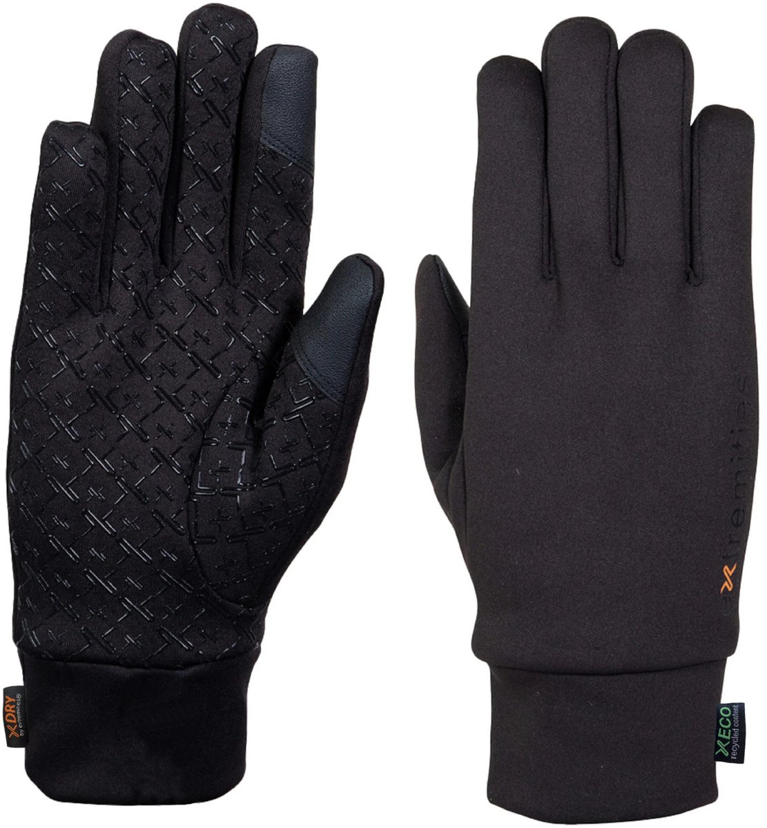 Extremities Contact Wp Power Liner Glove Recycled Zwart