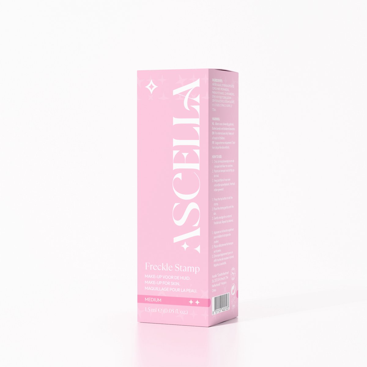 Ascella Freckle Stamp - Sproetjes Stempel Pen - Faux Freckles Applicator - Medium
