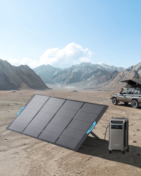Anker SOLIX PS400 - Bifacial Portable Solar Panel - 400W Vermogen - Dubbelzijdige Efficiëntie - Draagbaar & Weerbestendig van Anker — afbeelding 5