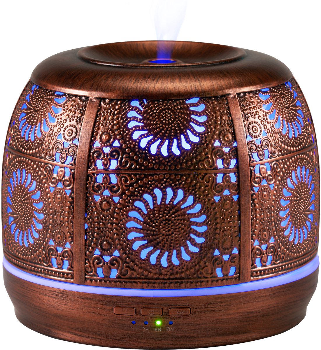 YONO Aroma Diffuser - 500ml - Verstuiver - Vernevelaar - Luchtbevochtiger - Brons