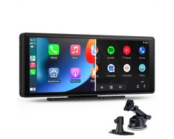 CarMe CarPlay Scherm 10 Inch - Apple CarPlay & Android Auto (Draadloos) - Touchscreen - Navigatiesysteem auto - Geschikt voor Apple CarPlay & Android Auto - Android Auto scherm