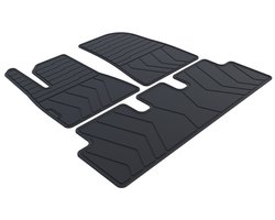 Rubber Automatten geschikt voor Tesla Model 3 - 2023-heden - 3-delig - Uitvoering: Highland