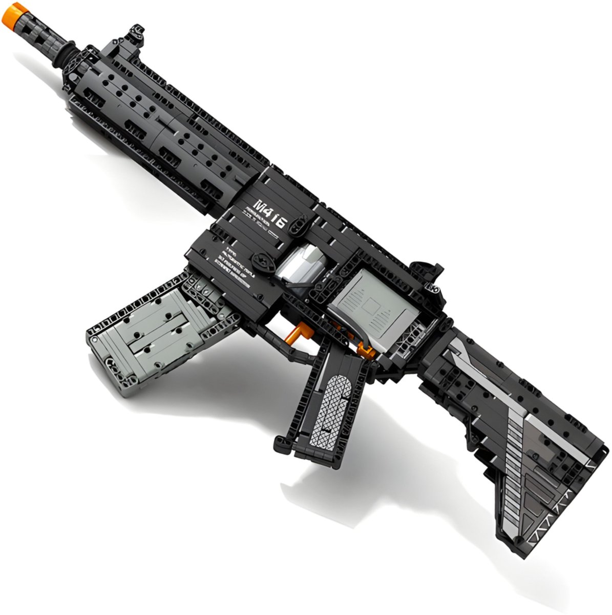 Reobrix 77004 M416 Battlefield Gun bouwset | WW2 army pistool geweer modelbouw | Creator classic motor guns bouwpakket | Technische Educatief militair & leger speelgoed voor volwassenen | Accu niet geschikt voor Lego | Bouwdoos met 118 6 bouwstenen
