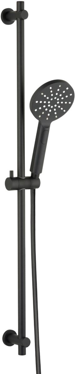 Ben Push doucheset 90cm mat zwart