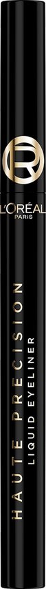 L'Oréal Paris Haute Precision Eyeliner - Noir Silk - 0,01mm Veerkrachtige Felt Tip Liner - Zwart