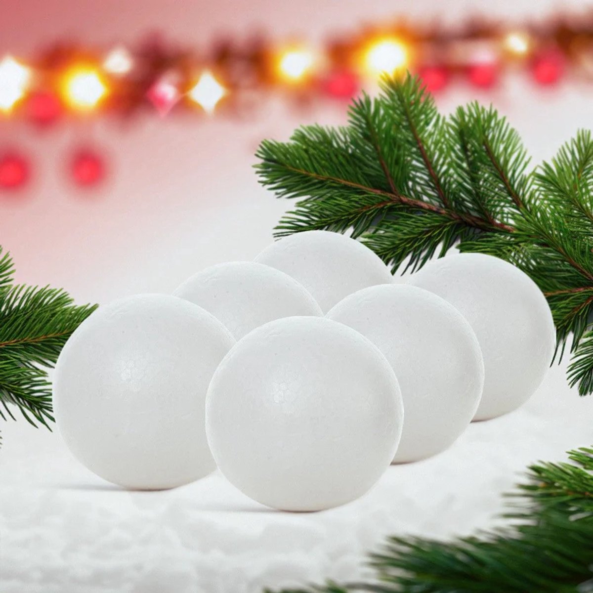 piepschuim ballen - doorsnede 5 cm - 6 stuks