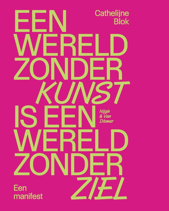 Een wereld zonder kunst is een wereld zonder ziel - cover