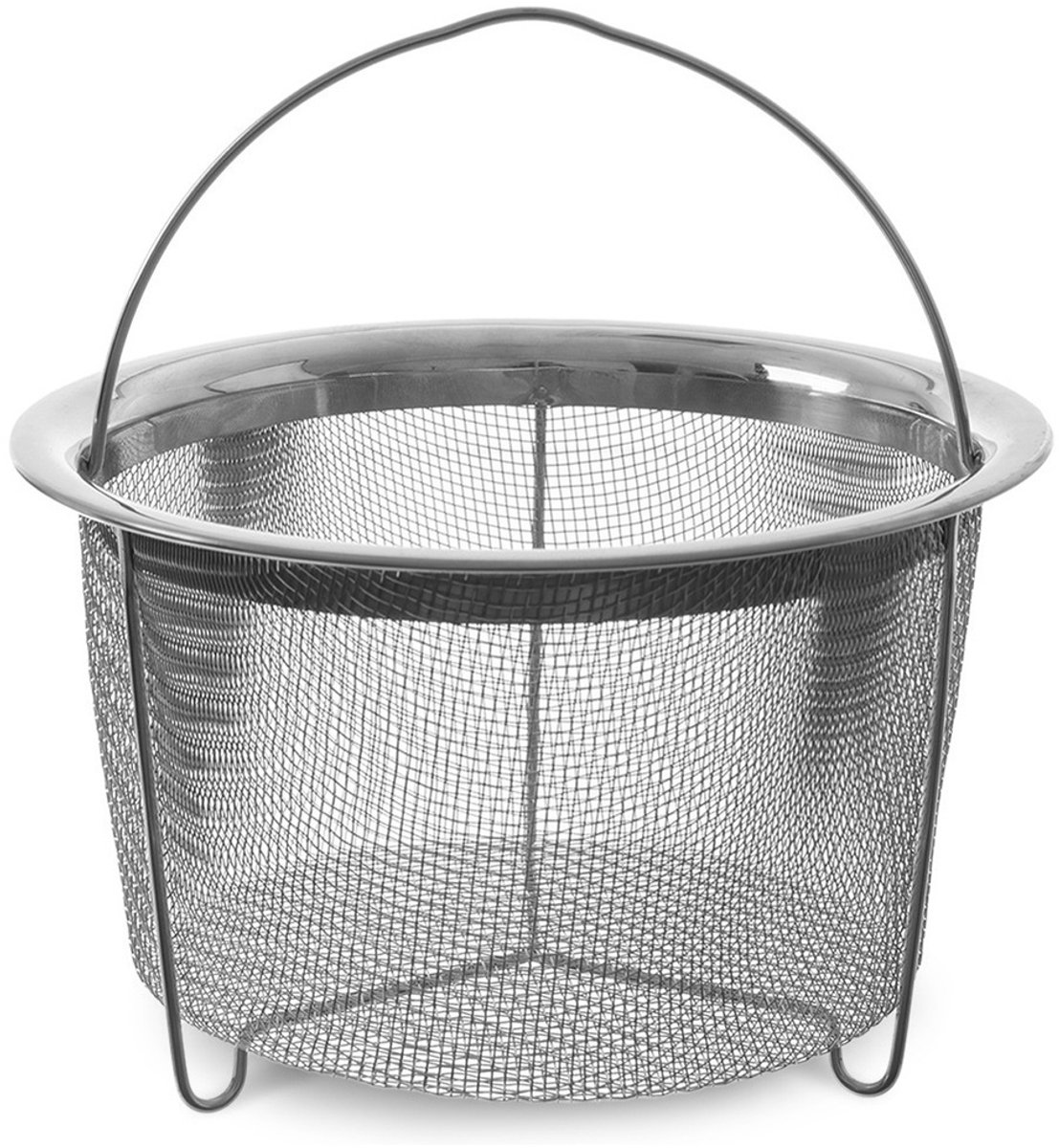 Orion - Frituurmand - Roestvrij Staal - 21,5x13 cm - Ergonomische Handgreep