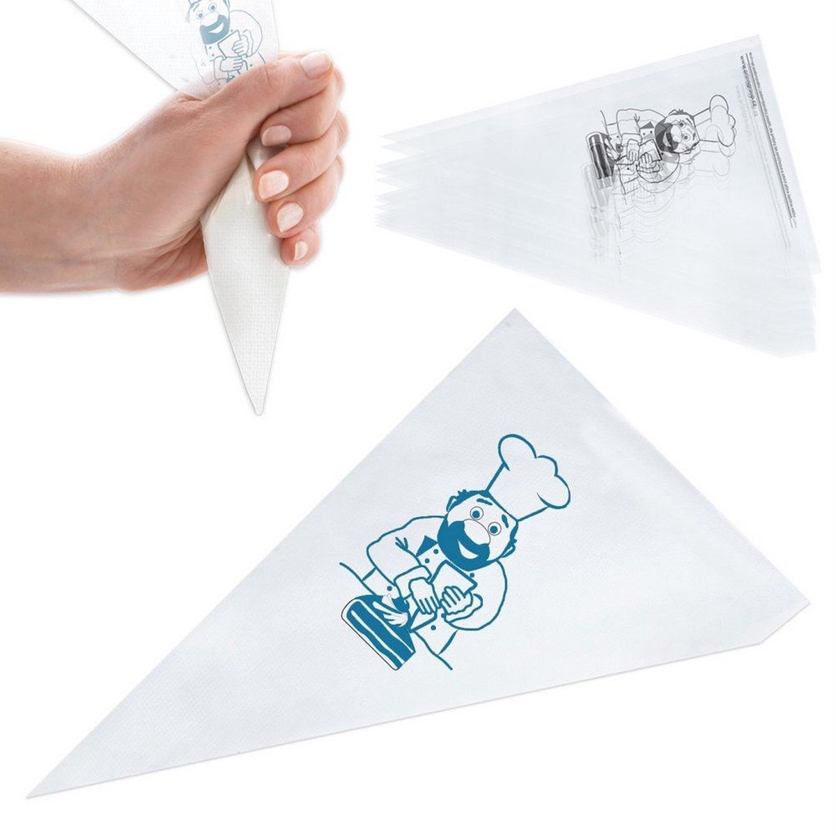 Orion – Spuitzakken – 39,5 cm – Wegwerp & Herbruikbaar – Set van 20