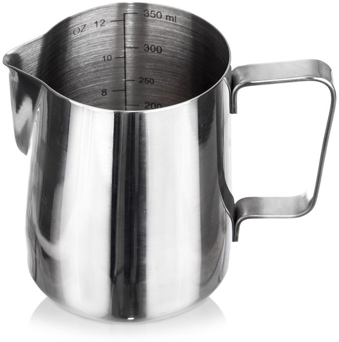 Orion - Melkkannetje - Roestvrij Staal - 350 ml - Ergonomisch Handvat