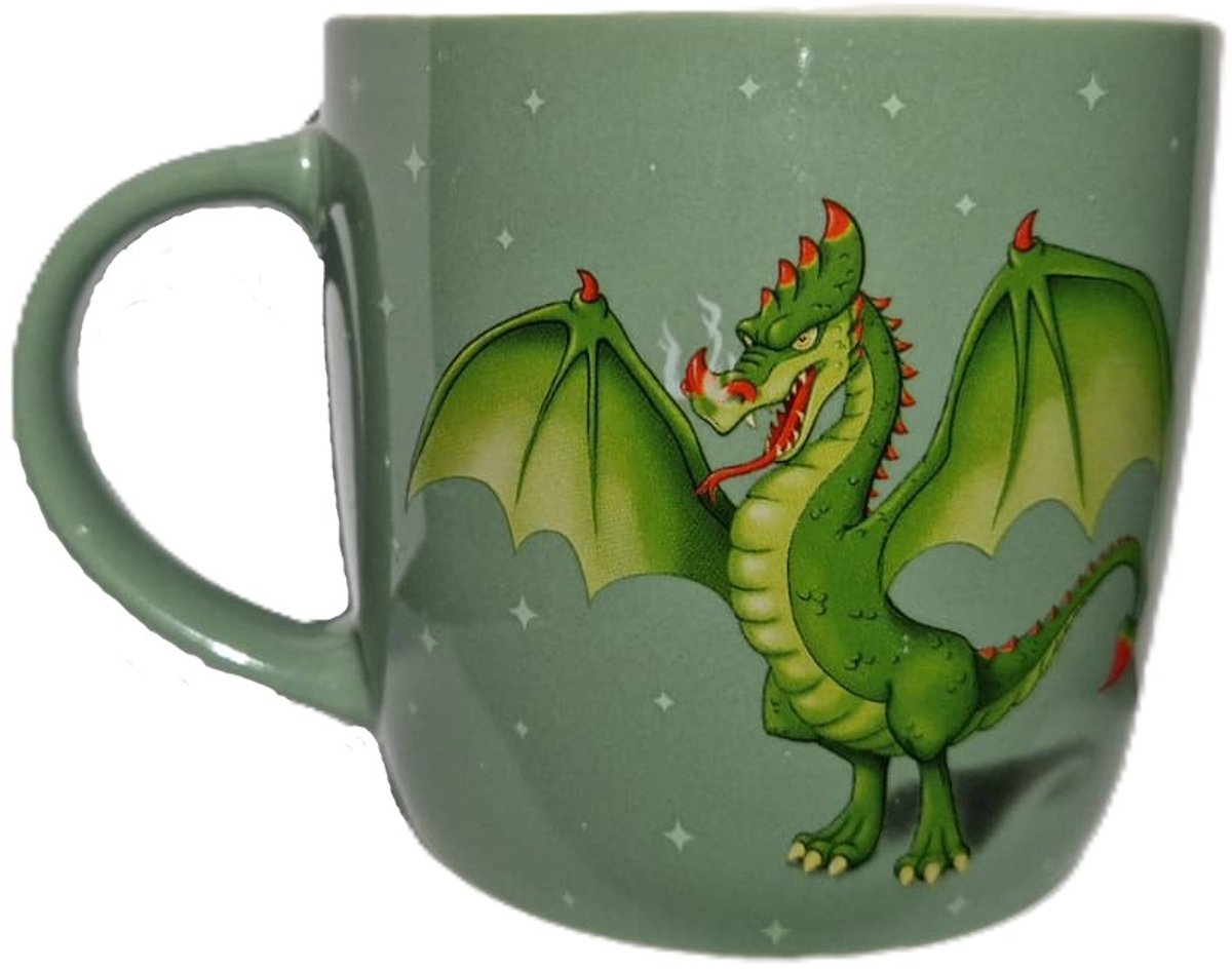 Efteling Mok - Beker - Groene Draak - Geschenkverpakking