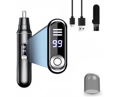 Elektrische neustrimmer - Oplaadbare neushaarschaar voor mannen - Neusreiniger - Neushaartrimmer - Professionele elektrische neus- en oorhaartrimmer - Elektrische baard-, wenkbrauw