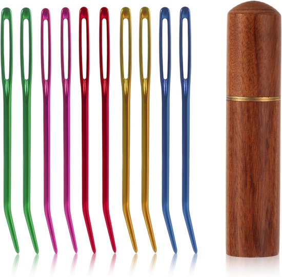 Naainaalden groot 25 stuks, stopnaaldenset, naalden met groot oog, handnaalden, handwerk (punt), leer voor handnaaien Naainaalden groot 25 stuks, stopnaaldenset, naalden met groot oog, handnaalden, handwerk (punt), leer voor handnaaien
