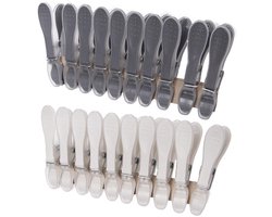 Wasknijpers Set van 20 - Kunststof - Sterke Grip - Waslijn Knijpers - Weerbestendig - Voor Binnen en Buiten