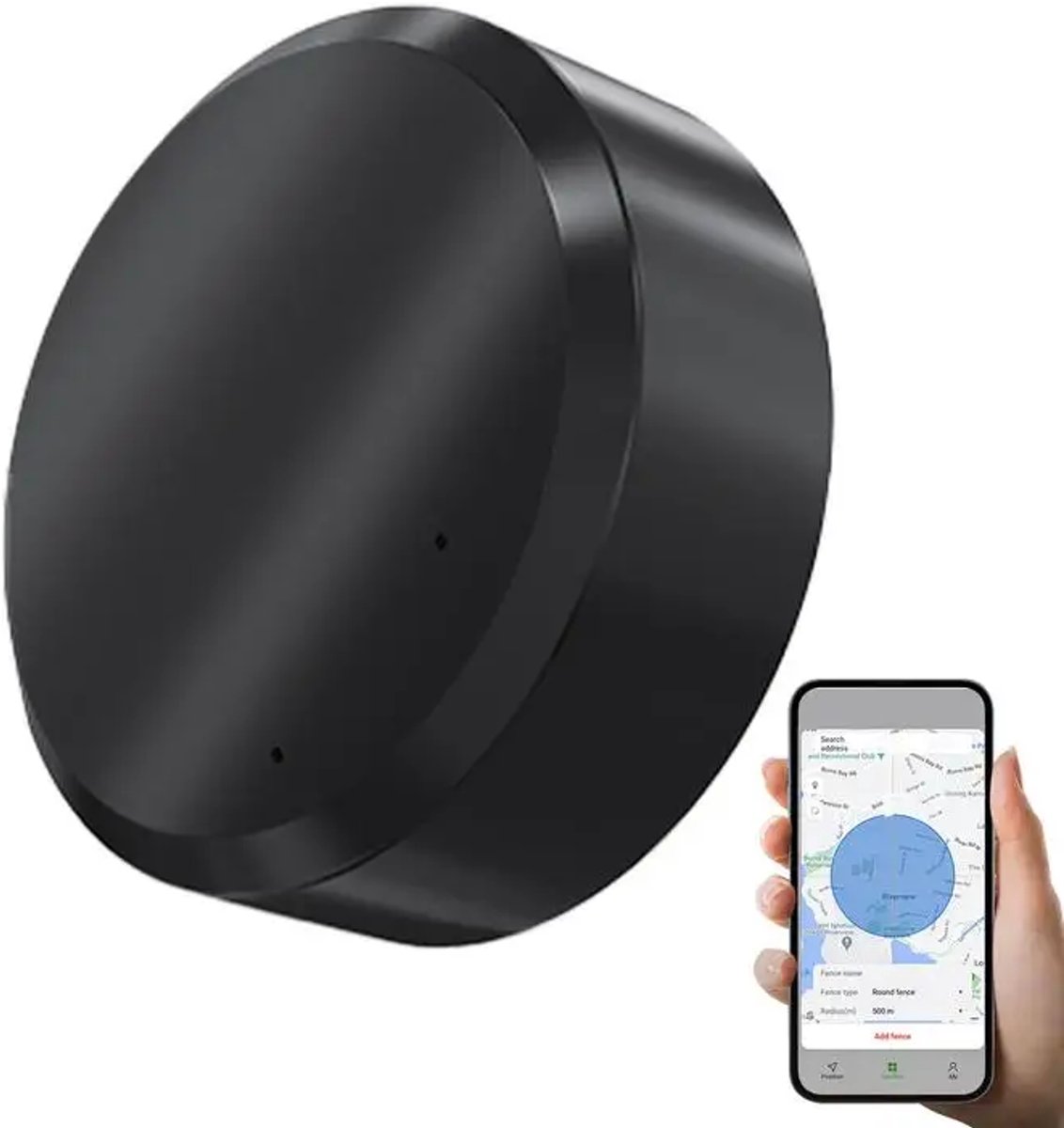 Jumalu Mini Auto GPS Tracker – Magnetisch & Waterdicht – Realtime Positionering van Voertuigen/Kinderen/Huisdieren – Geschikt voor Android iOS – Geen Abonnement Vereist