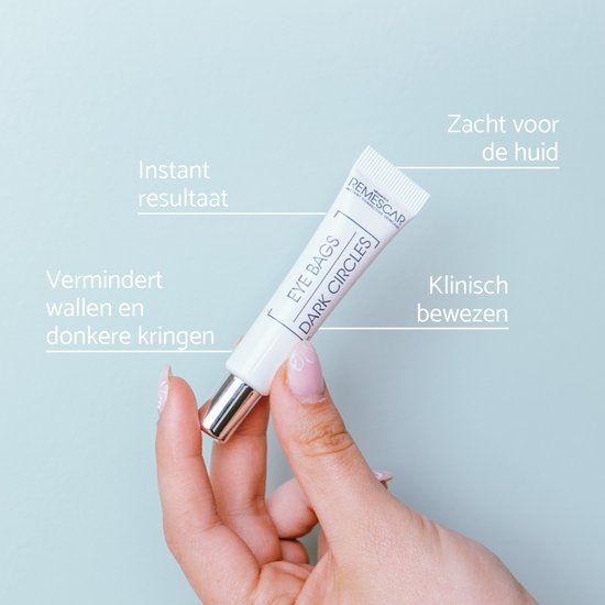 Remescar Wallen en Donkere Kringen - Oogcreme met anti aging effect voor vrouwen, verwijdert wallen en donkere kringen in slechts 2 minuten, 8 ml voor maar liefst 180 applicaties
