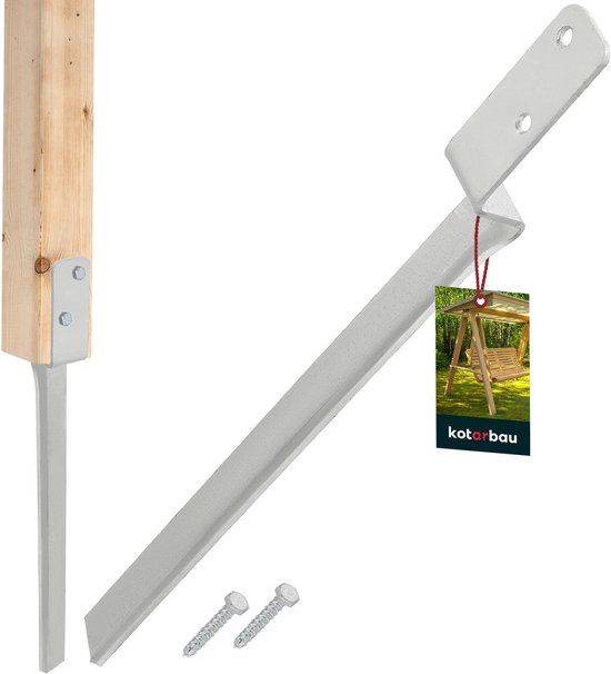 Support KOTARBAU pour poteau à enfoncer, ancrage au sol, 50 cm