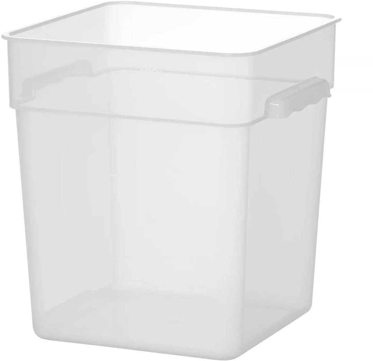 HENDI voedselcontainer 17 liter transparant BPA-vrij met schaalverdeling stapelbaar magnetronbestendig horeca
