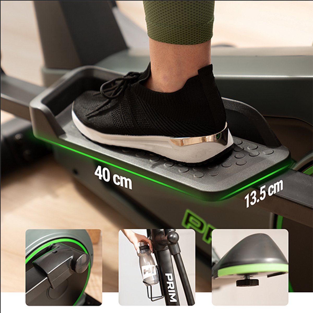 Hop-Sport HS-120C Prim Elektrisch-magnetische Crosstrainer - afbeelding 3