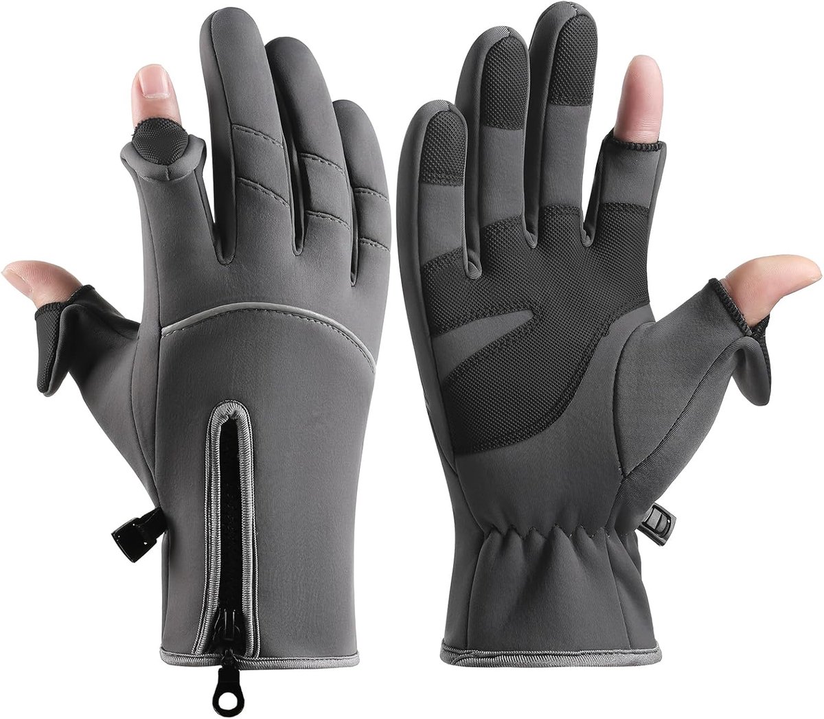 PANDA BUK Winterhandschoenen, waterdicht, thermisch touchscreen, winddichte warme handschoenen voor heren en dames, voor hardlopen, autorijden, fietsen, sporthandschoenen (Large