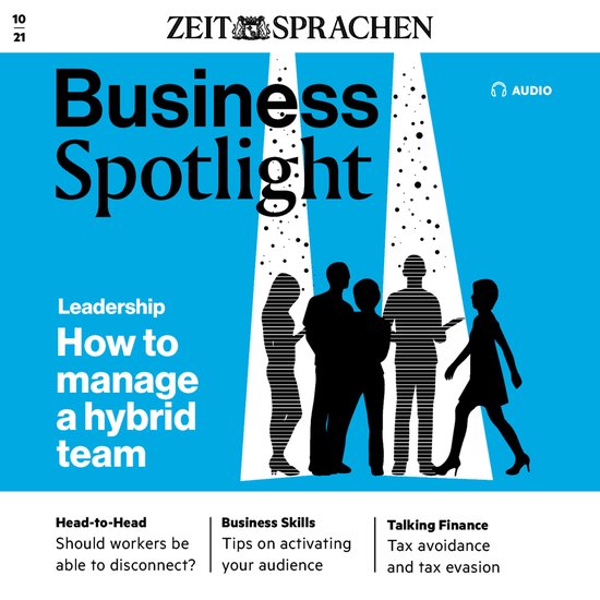 Business-Englisch lernen Audio - Führung hybrider Teams - cover