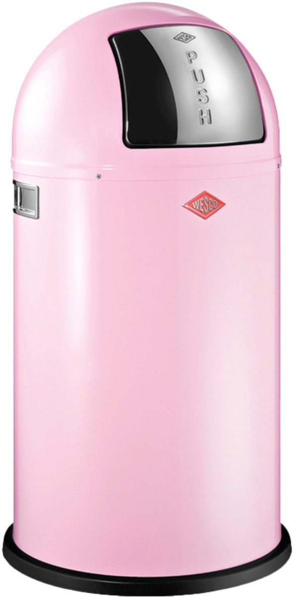 Wesco Pushboy, roze 8012561 afvalbak roze | .