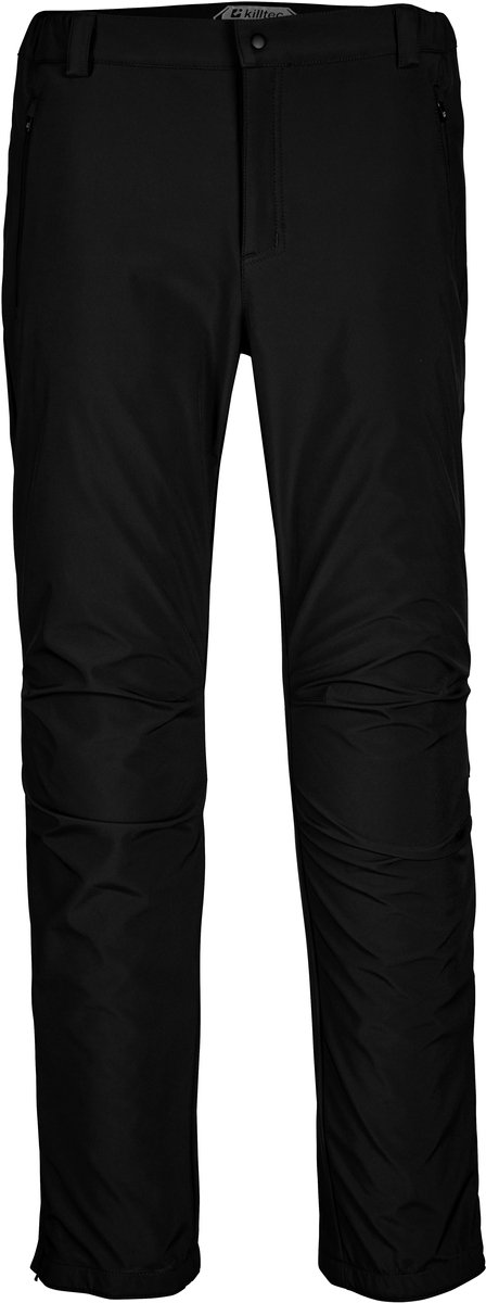 Killtec KOW 49 Men Softshell Pants Wandelbroek Heren Gevoerd Zwart