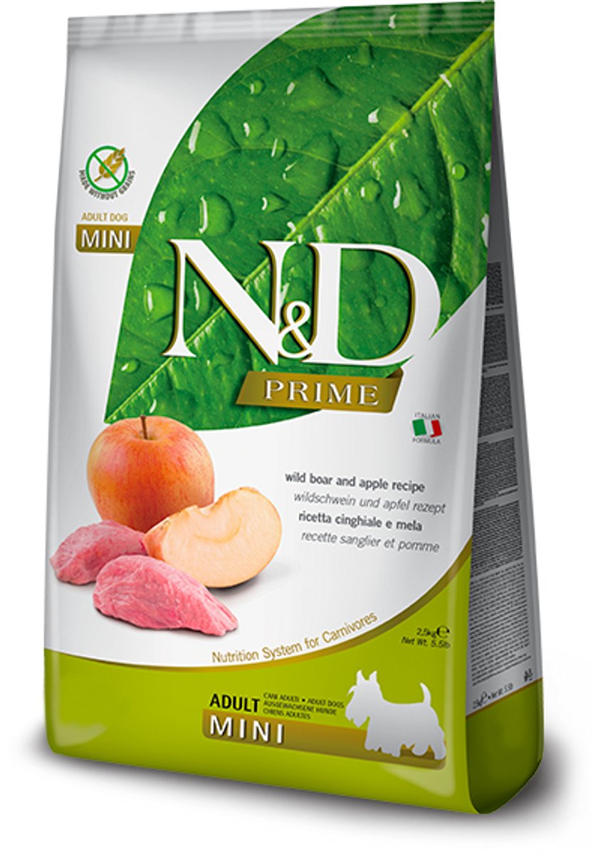 farmina Farmina N&D Prime Adult Mini - Wild Boar and Apple - 2,5 kg