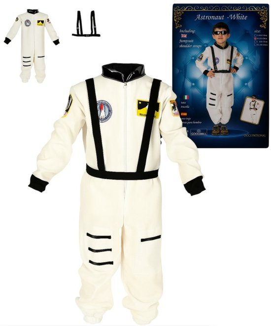 Costume d'astronaute Goodz4All | Combinaisons d'astronautes pour Enfants | Scaphandre | Déguisements Garçons, Déguisements, Halloween