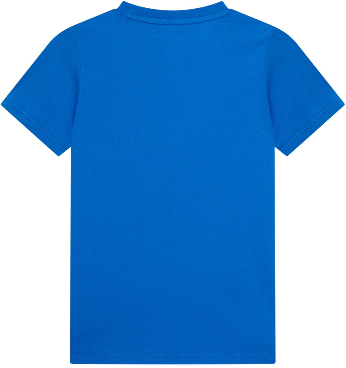 Italiaans Elftal Big Logo T-Shirt Kinderen - Maat 140 - Jongens & Meisjes - FIGC - Officiële Fanmerchandise - Blauw