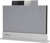 WonderCooks Index Planche à Découper - Avec Support - 4 Pièces - 30x22,5 cm