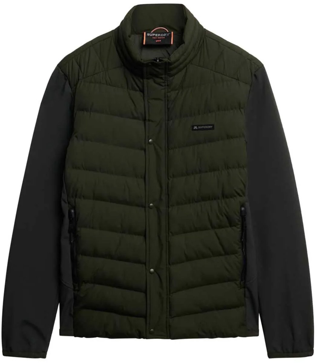 Superdry Storm Popper softshell jas Heren Gewatteerde jassen Groen