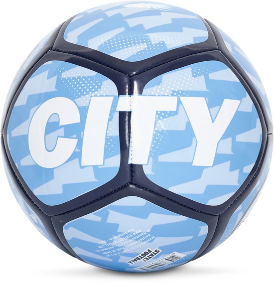 Accueil de football avec le logo de Manchester City