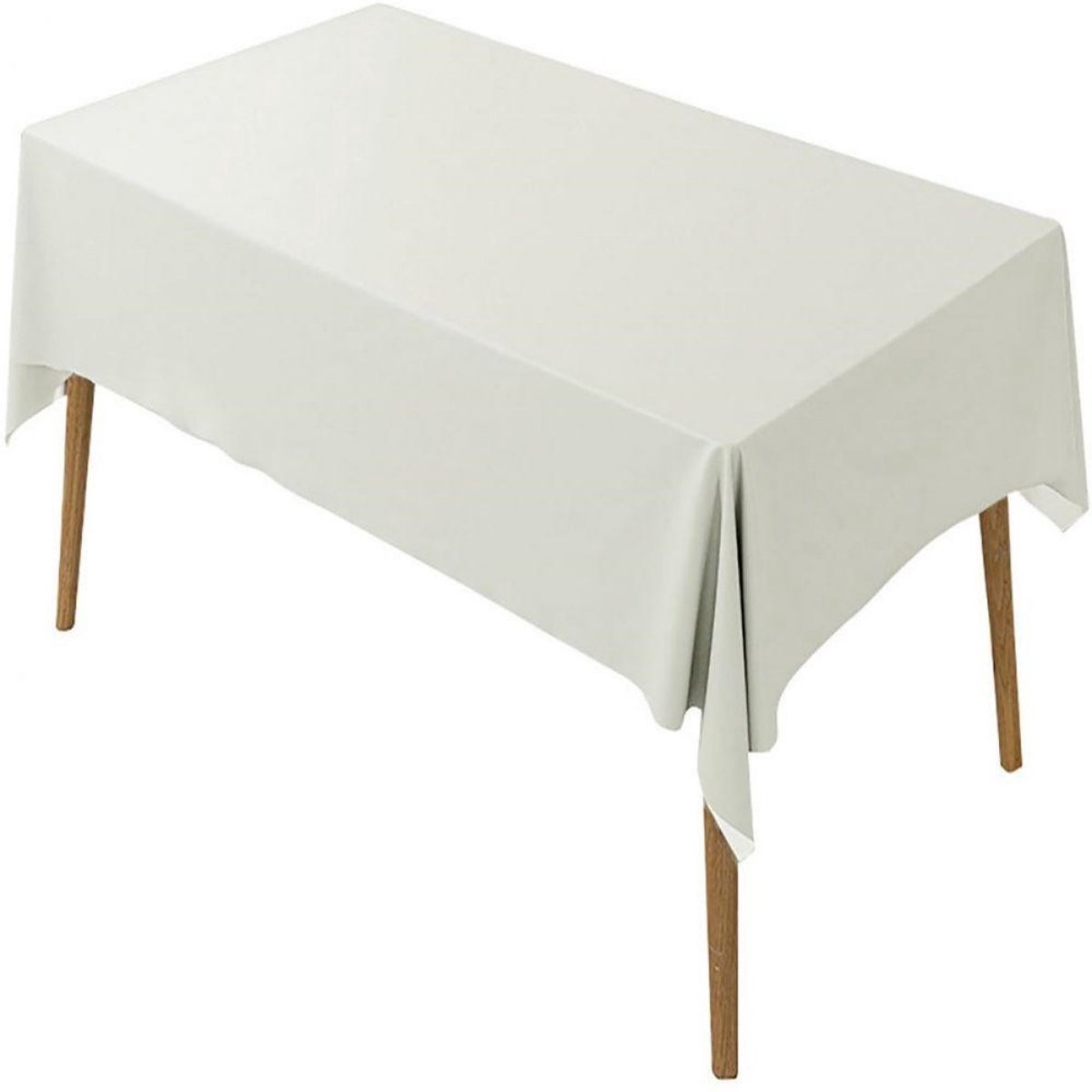 EXCITAT Tafelkleedrol - Wegwerp papieren tafelkleedrol - Wasbaar tafelkleed - Geschikt voor feesten, verjaardagen, bruiloften - Wit - 90*140cm